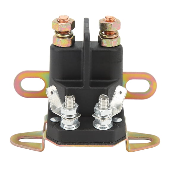 Starter Solenoid for Zero Turn Riding Mower, Direct Replacement for Exmark Lawn Boy Toro TimeCutter, Easy Installation, High-quality Brass Coils, Silver-plated Contacts for Smooth