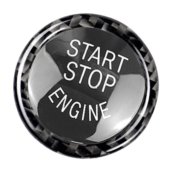 Starter Stop Button Covers Trim Sticker Automotive Accessory for E90 E92 Switches Power Button Trim Replacement