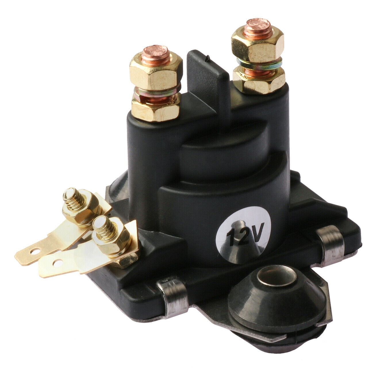 Starter Switch Solenoid Relay For Mercury Marine 25HP Outboard (98-2006) - 12V, 4-Terminal Replacement Part - View #9