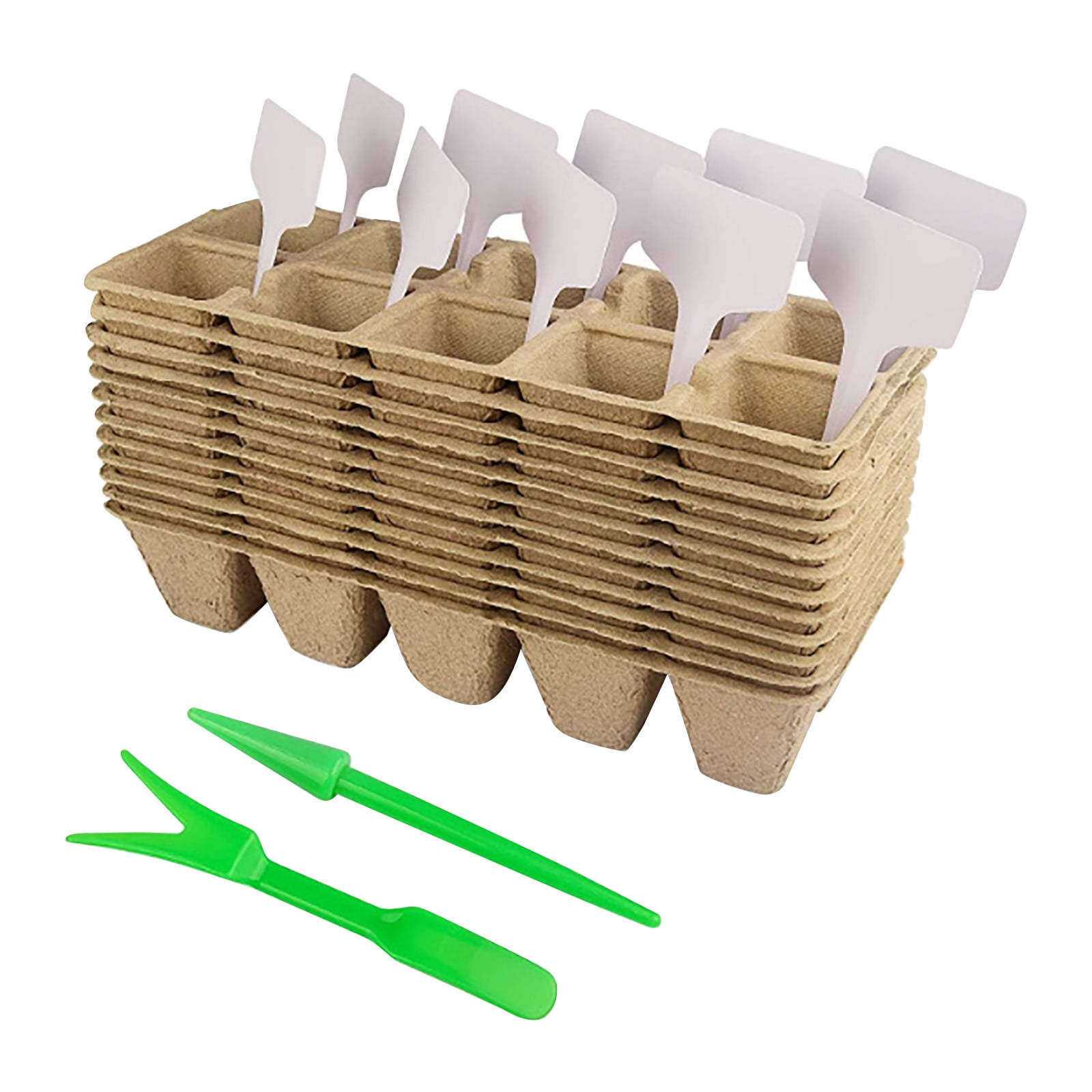 Starter Trays,12 Pack Seedling Pots Trays ,Seedling Pots Indoor Outdoor