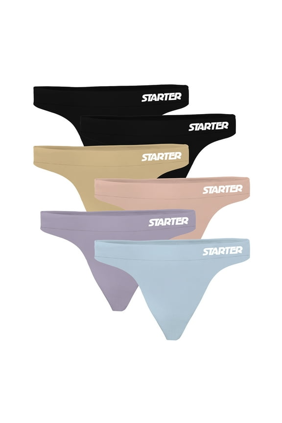 Women's Seamless Thong Underwear, 6-pack