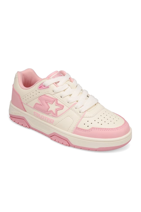 Womens Fast Break Low Genuine Leather Sneaker