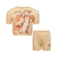 thumbnail image 1 of Magic Threadz Disney Clothes Baby Boys Front Back 2-Piece Short Outfit Set – Includes Tee and Shorts with Mickey Mouse, Pooh and Stitch Designs – Baby Toddler Clothing Sizes (12M-3T), 1 of 3