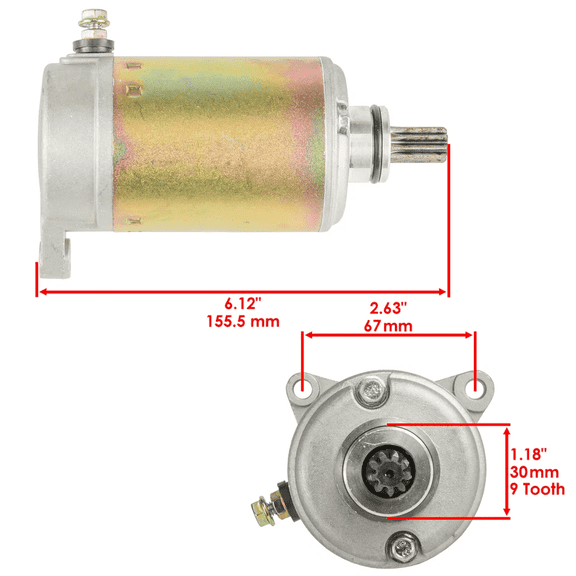 Starter for Can-Am BRP Commander 1000 EFI / LTD / STD 2011 2012 2013 2014