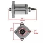 Starter for Honda Pioneer 500 SXS500M SXS500M2 2015-2025 / 31200-HR0-F01