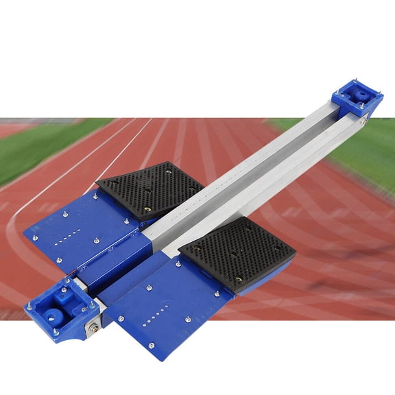 Starting Block, Multi-Function Athletics Track Starting Block 6 Adjustable Pedal Angle Sprinter Starting Block for Plastic Runway Cinder Track