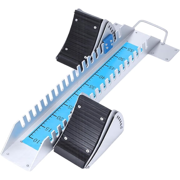 Starting Blocks Track and Field, 6-Level Angle Adjustable Aluminum Alloy Sprint Starting Block, Portable with Carrying Handle, Suitable for Plastic Runway & Cinder Track