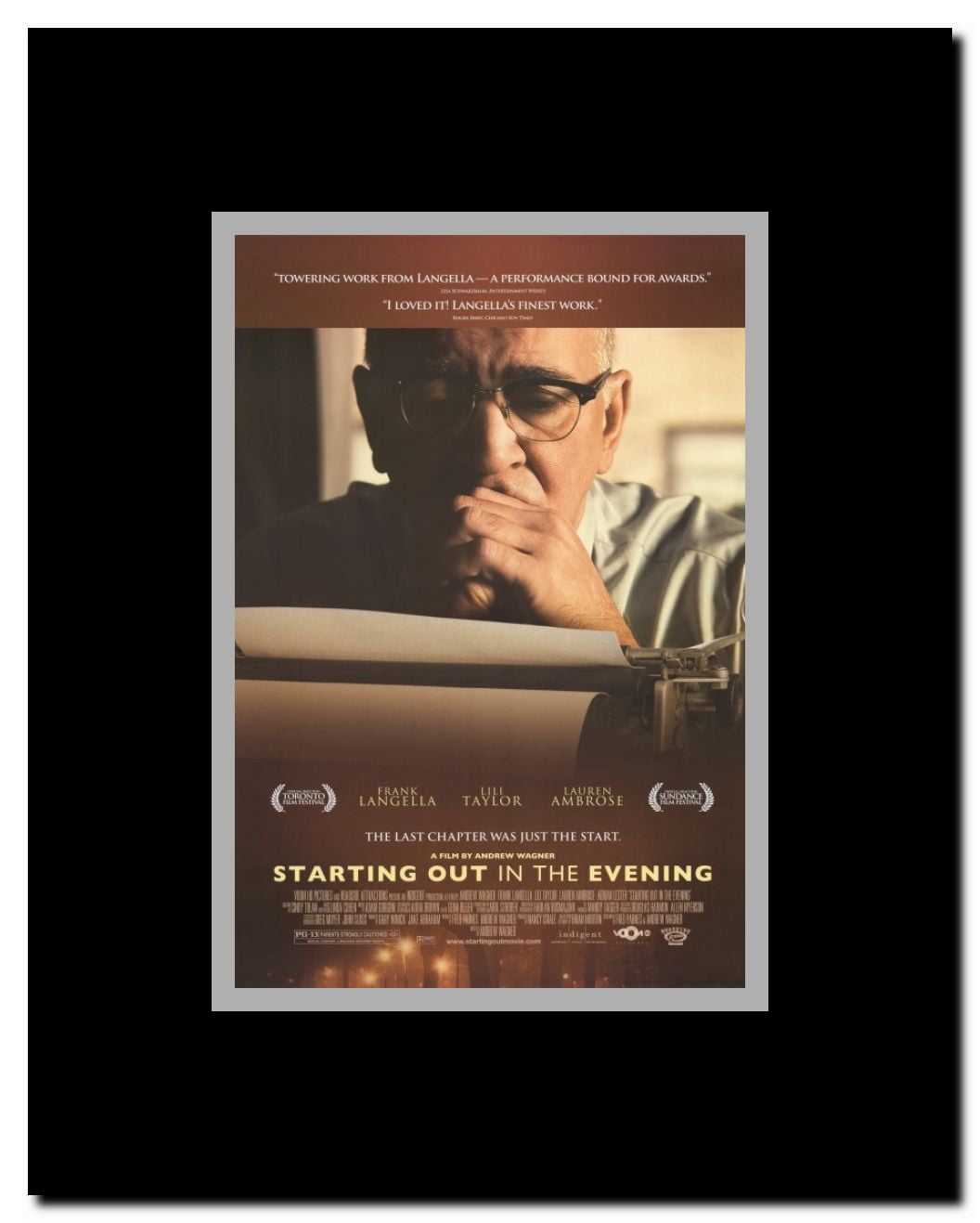 Starting Out in the Evening Framed Movie Poster