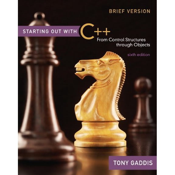 Pre-Owned Starting Out with C++ Brief: From Control Structures Through Objects [With CDROM] (Paperback) 0136022537 9780136022534