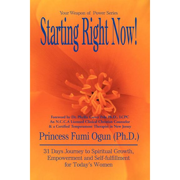 Starting Right Now!, (Paperback)