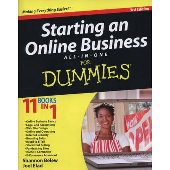 Pre-Owned Starting an Online Business All-in-One For Dummies (Paperback) 1118123190 9781118123195