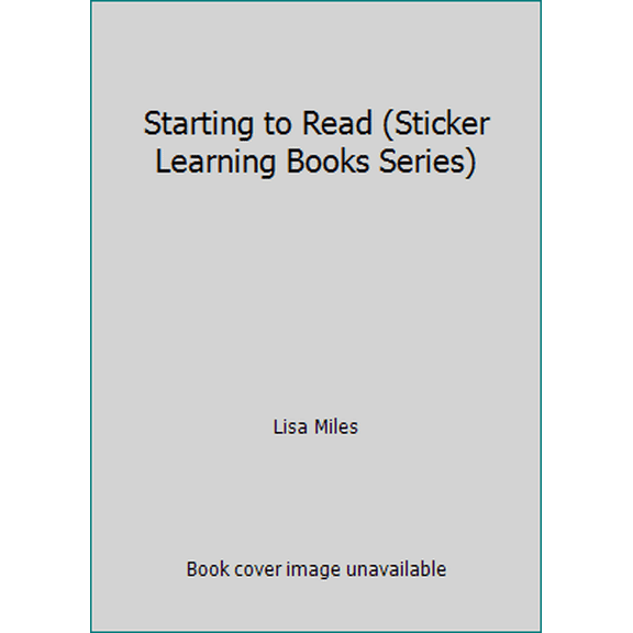 Pre-Owned Starting to Read (Sticker Learning Books Series) (Paperback) 0746034083 9780746034088