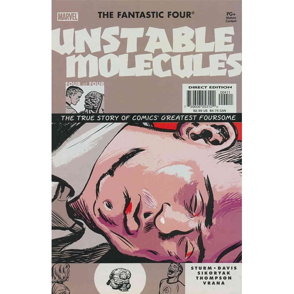 Startling Stories: Fantastic Four-Unstable Molecules #4 VF ; Marvel Comic Book