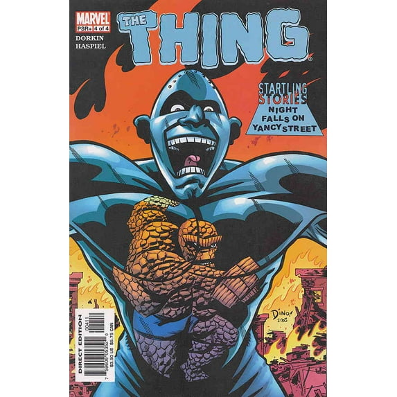 Startling Stories: The Thing-Night Falls on Yancy Street #4 VF ; Marvel Comic Book