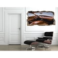 thumbnail image 1 of Startonight 3D Mural Wall Art Photo Decor Bugatti on Board Amazing Dual View Wall Mural Wallpaper for Bedroom Auto Large 47.24 ?? By 86.61 ??, 1 of 4