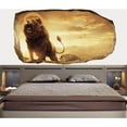thumbnail image 1 of Startonight 3D Mural Wall Art Photo Decor Lion in Bedroom  Amazing Dual View Surprise Wall Mural Wallpaper for Bedroom Animals Wall Paper Art Gift Large 47.24 ââ By 86.61 ââ, 1 of 4