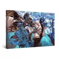 thumbnail image 1 of Startonight Canvas Wall Art Abstract - Blue Jazz Orchestra Music Painting - Large Artwork Print for Living Room 32" x 48", 1 of 6