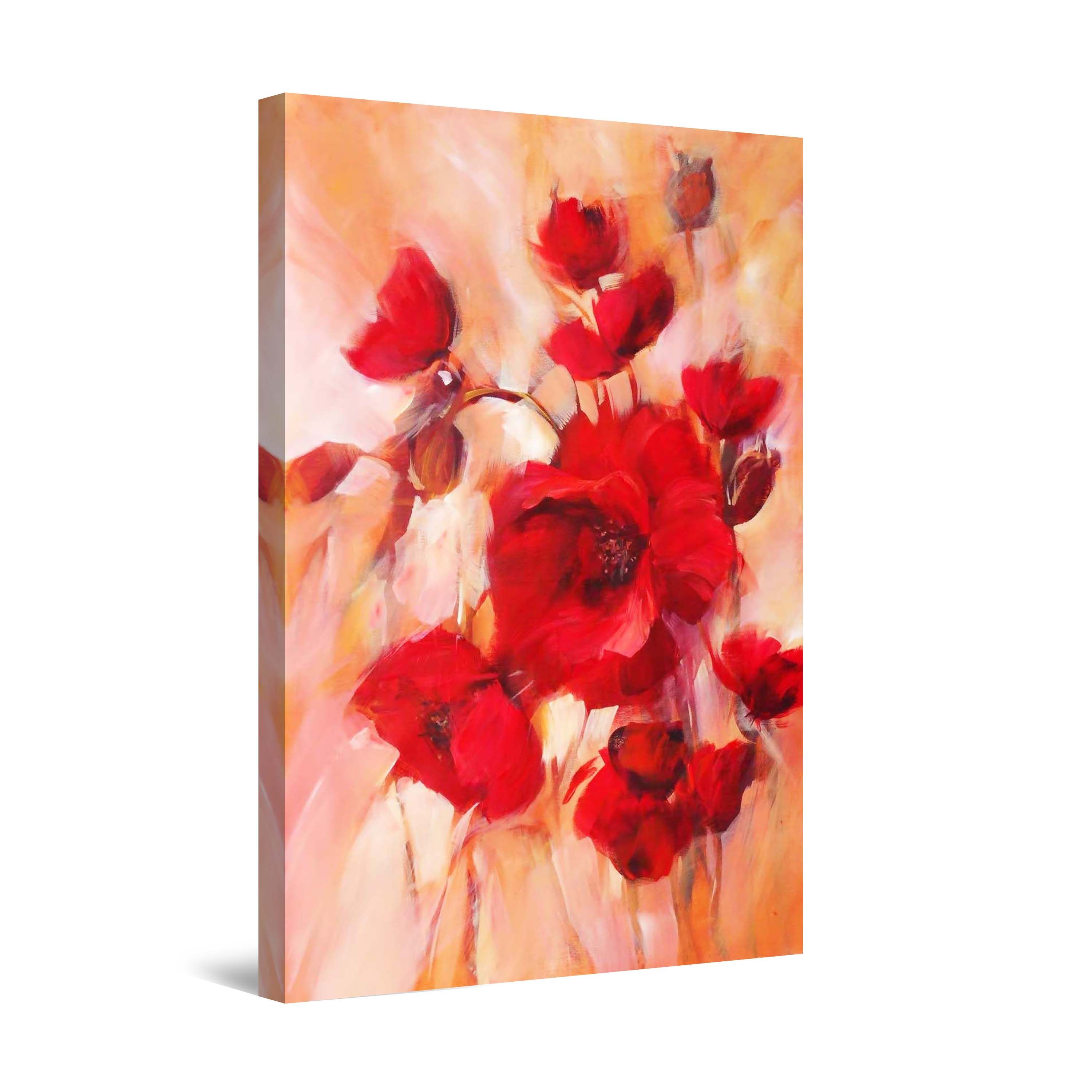 Startonight Canvas Wall Art Abstract - The Portrait Moment of Red ...