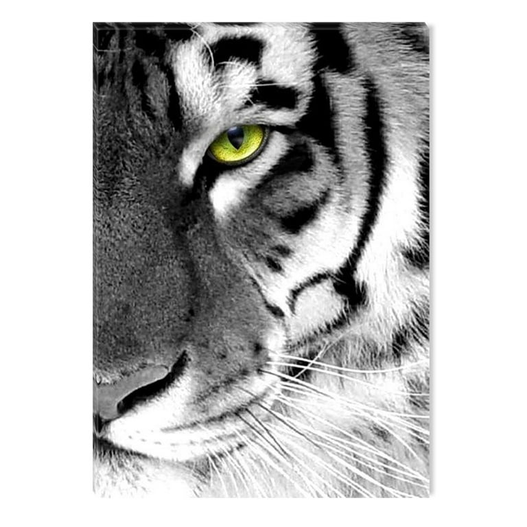 Startonight Canvas Wall Art Black and White Abstract Tiger