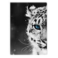 thumbnail image 1 of Startonight Canvas Wall Art Black and White Leopard Blue Eye Animals Jungle, Modern Framed Artwork 31.5" x 47.2", 1 of 9