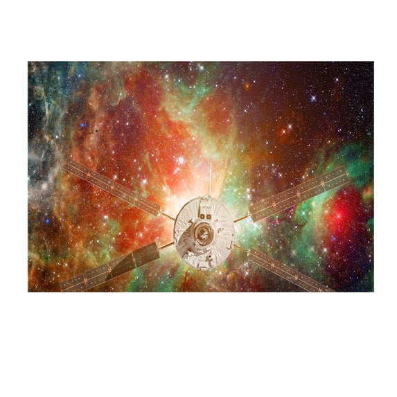 Startonight Mural Wall Art Satellite through Space - Abstract Theme Photo Wallpaper 100" x 140"