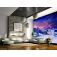 thumbnail image 1 of Startonight Mural Wall Art Winter Landscape in my Living Room Illuminated Landscapes Wallpaper Photo 5 Stars Gift Large 10 x 28,82 ‘’ x 50,4 ‘’ Total 8’4”x 12', 1 of 4