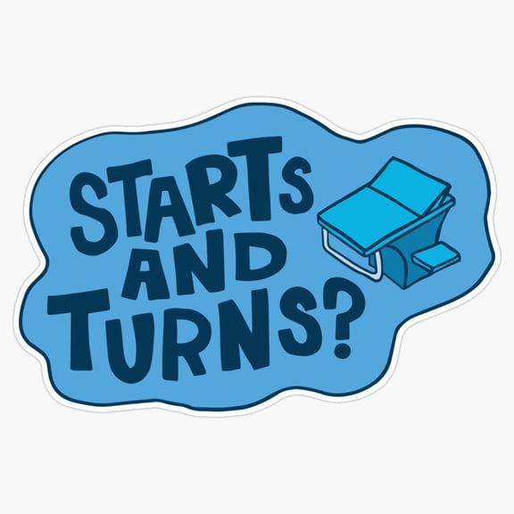 Starts And Turns Swimming Graphic Pool Coach Tip Sticker