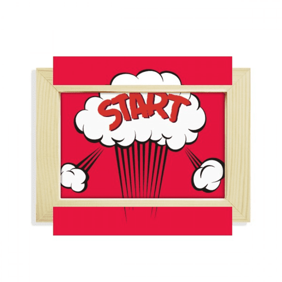 Starts Risethe Red Cloud Desktop Decorate Photo Frame Picture Art Painting 5x7 inch