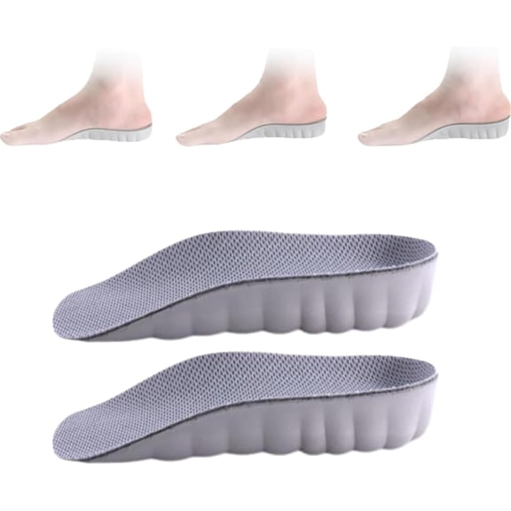 Startup Brandone Insoles 2.0, Startup Brandone Highpads, Orthopedic Highpads 2.0, Arch Support Height Increase Insoles, High Pads for Men and Women, Comfortable (B-2.5cm (0.98in),Gray)