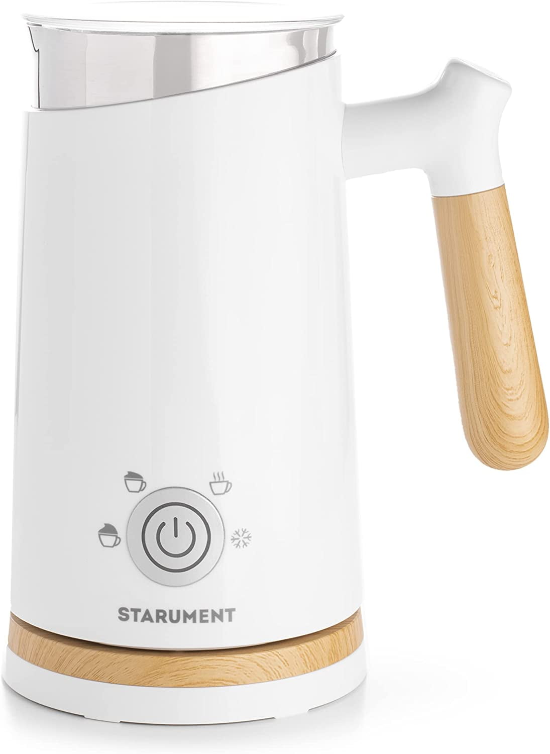 Starument Electric Milk Frother Automatic Milk Foamer & Heater for Coffee-  Green
