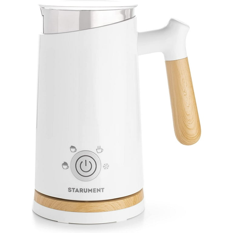  Starument Electric Milk Frother - Automatic Milk Foamer &  Heater for Coffee, Latte, Cappuccino, Other Creamy Drinks - 4 Settings for  Cold Foam, Airy Milk Foam, Dense Foam & Warm Milk 