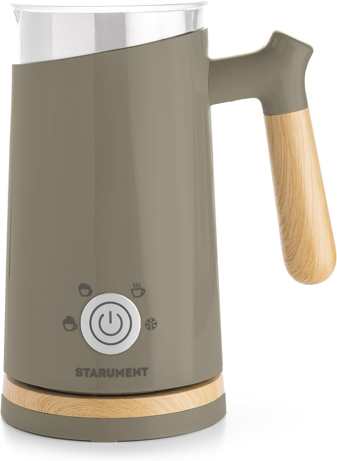 Tumidy 4-in-1 Electric Milk Frother - Warm & Cold Froth For Coffee, Latte, Hot Chocolate, Stainless Steel - View #7