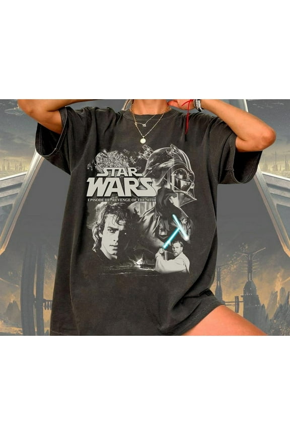 Starwars Episode III Revenge Of The Sith Shirt, Anakin Skywalker Disneyland Starwars Shirt, Revenge Of The Sith, Galaxy's Edge Trip,Pepper Color,Size XL