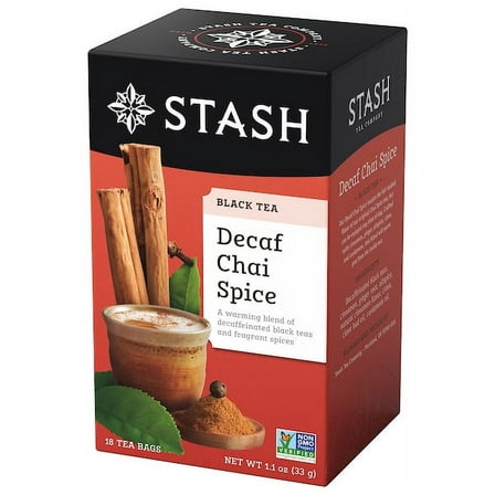Stash Decaf Chai Spice Tea Bags, 18 Ct, 1.1 oz