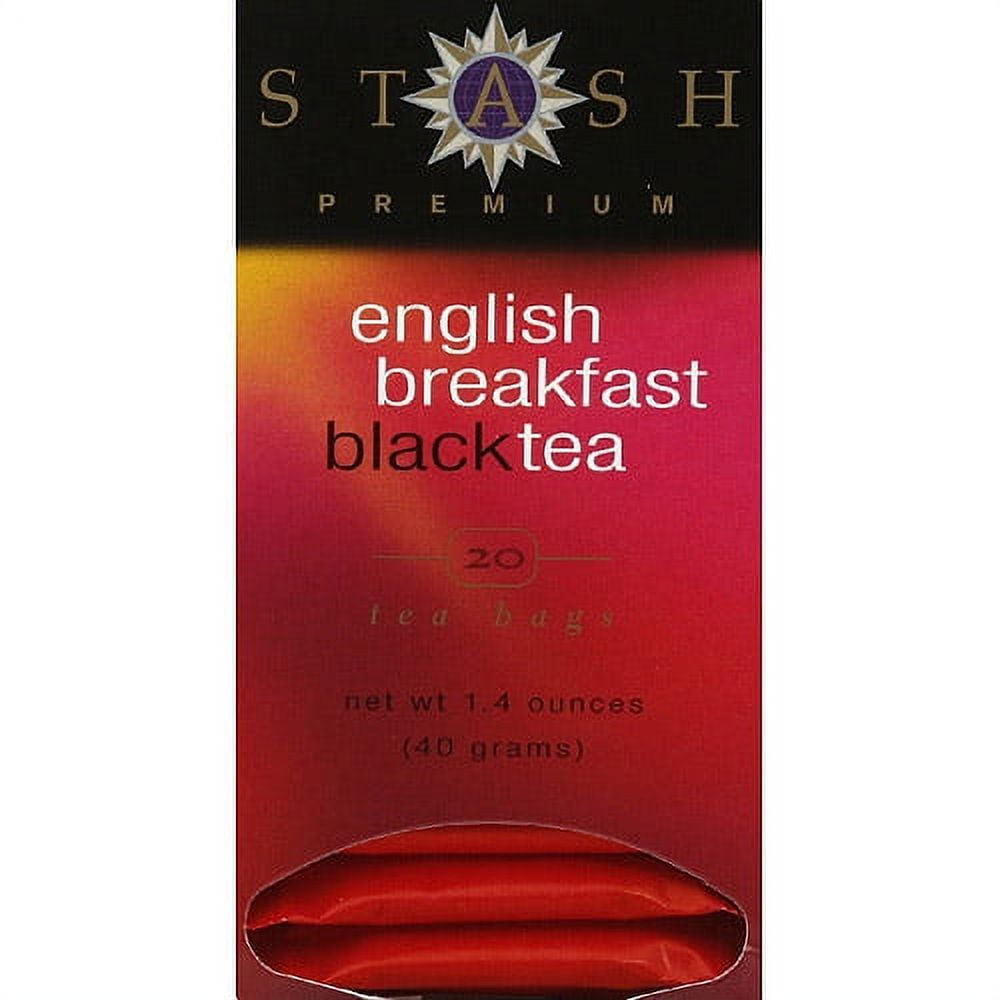 Stash English Breakfast Black Tea, 1.4 oz, (Pack of 6)
