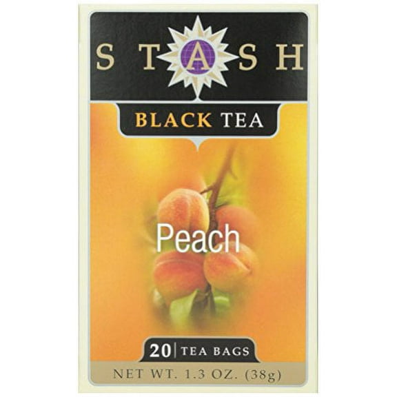 Stash Peach Black Tea, Tea , 20 ct