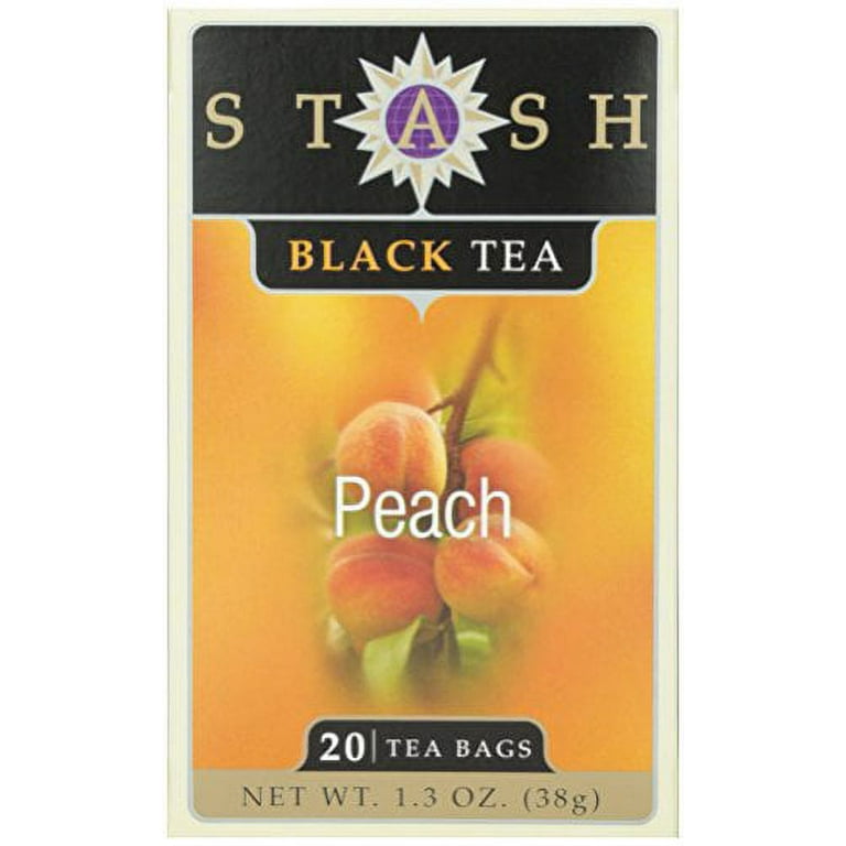 Stash Peach Black Tea, Tea , 20 ct