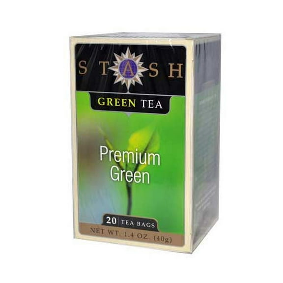 Stash Premium Green Tea - 20 bags per pack -- 6 packs per case.