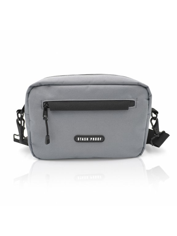 Rover Odor Resistant (Gray) Cross-body and Shoulder Bag for Men and Women Hiking, Outdoors, Gym, or Travel