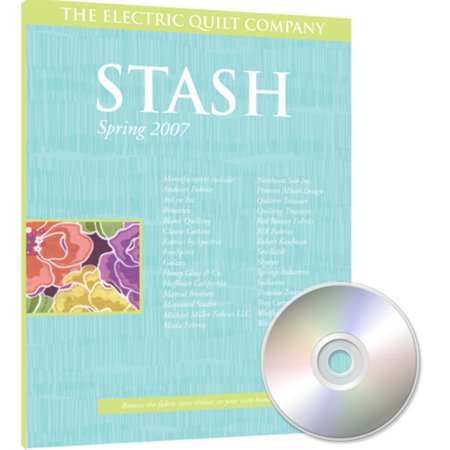 Stash Spring 2007 Fabrics on CD for Use with Electric Quilt Software by Electric Quilt Company