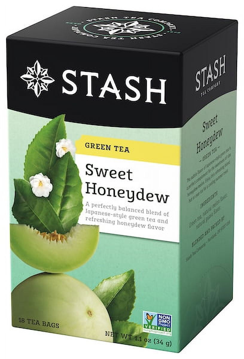 Stash Sweet Honeydew Green Tea Bags, 18 Ct, 1.1 oz