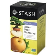 Stash Tea Asian Pear Harmony Green Tea Bags, 18 Count