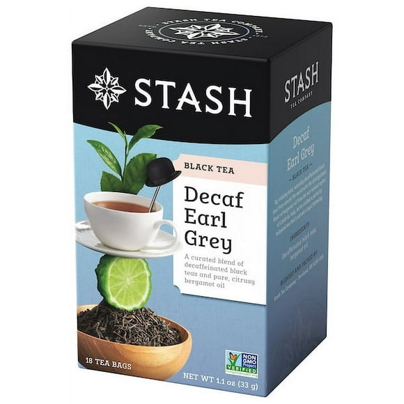 Stash Tea Decaf Earl Grey Tea, 18 Ct, 1.1 Oz