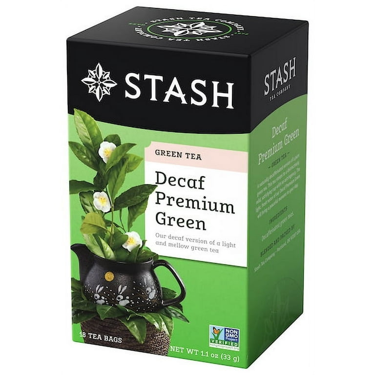 豪華ラッピング無料 Stash Tea Decaf Premium Green Tea, 18 Ct, 1.1 Oz - Walmart.com 茶葉・粉末ティー