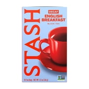 Stash Tea Decaf English Breakfast Black Tea Bags, 18 Ct