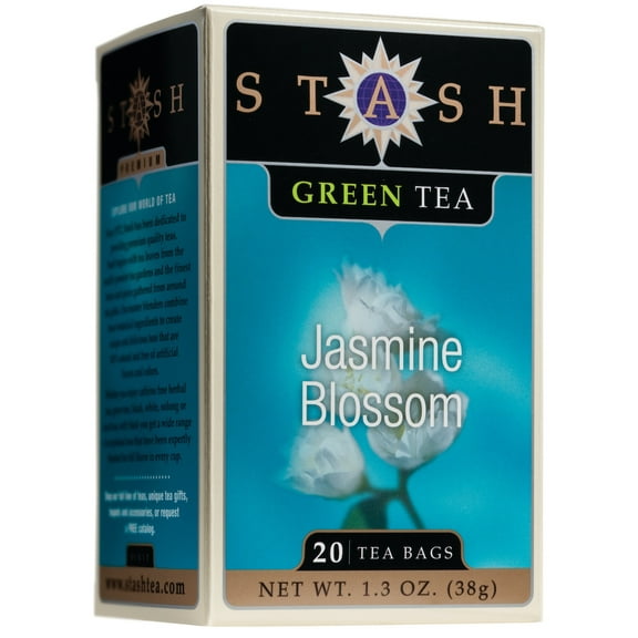 Stash Tea Jasmine Blossom Green Tea, 20 Ct, 1.3 Oz