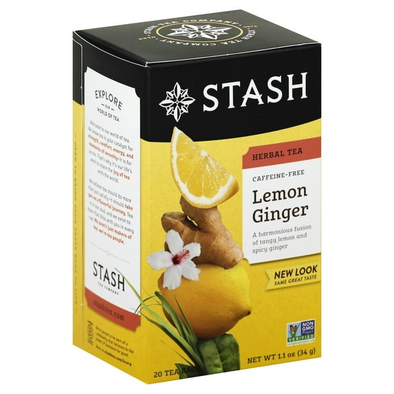 Stash Tea Lemon Ginger 20 Bags (Pack Of 12)