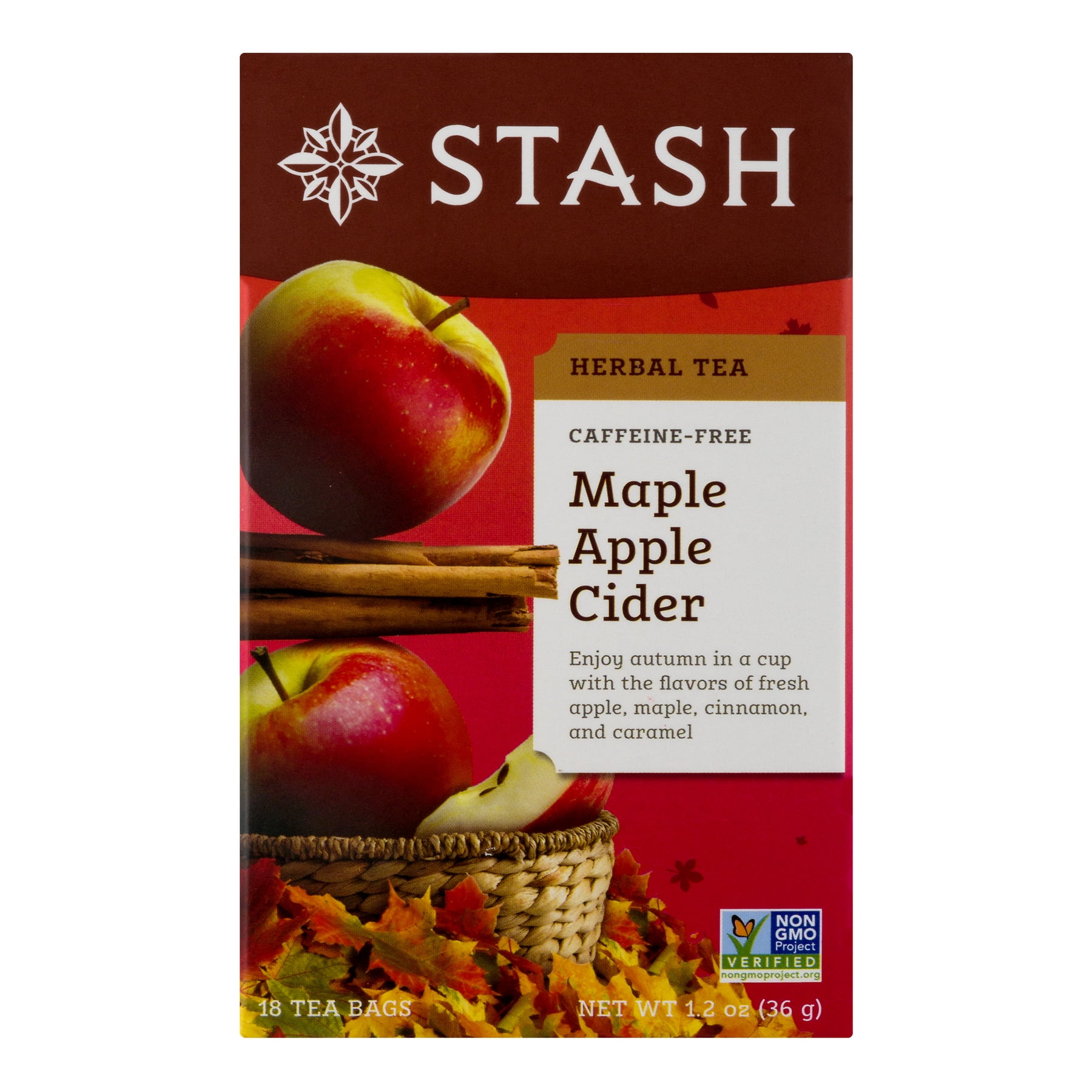 Stash Tea Maple Apple Cider Tea, 18 Ct