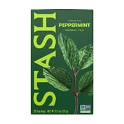 Stash Tea Refreshing Peppermint Herbal Tea Bags, 20 Ct, 0.7 oz