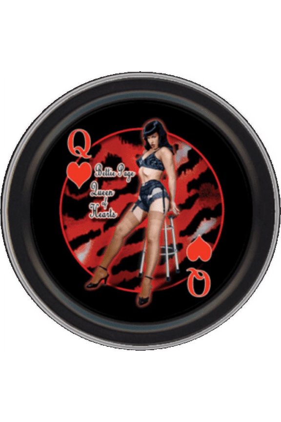 - Bettie Page Queen 3.5" Round Storage Container